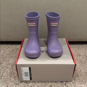 Hunter Lavender Waterproof Boots